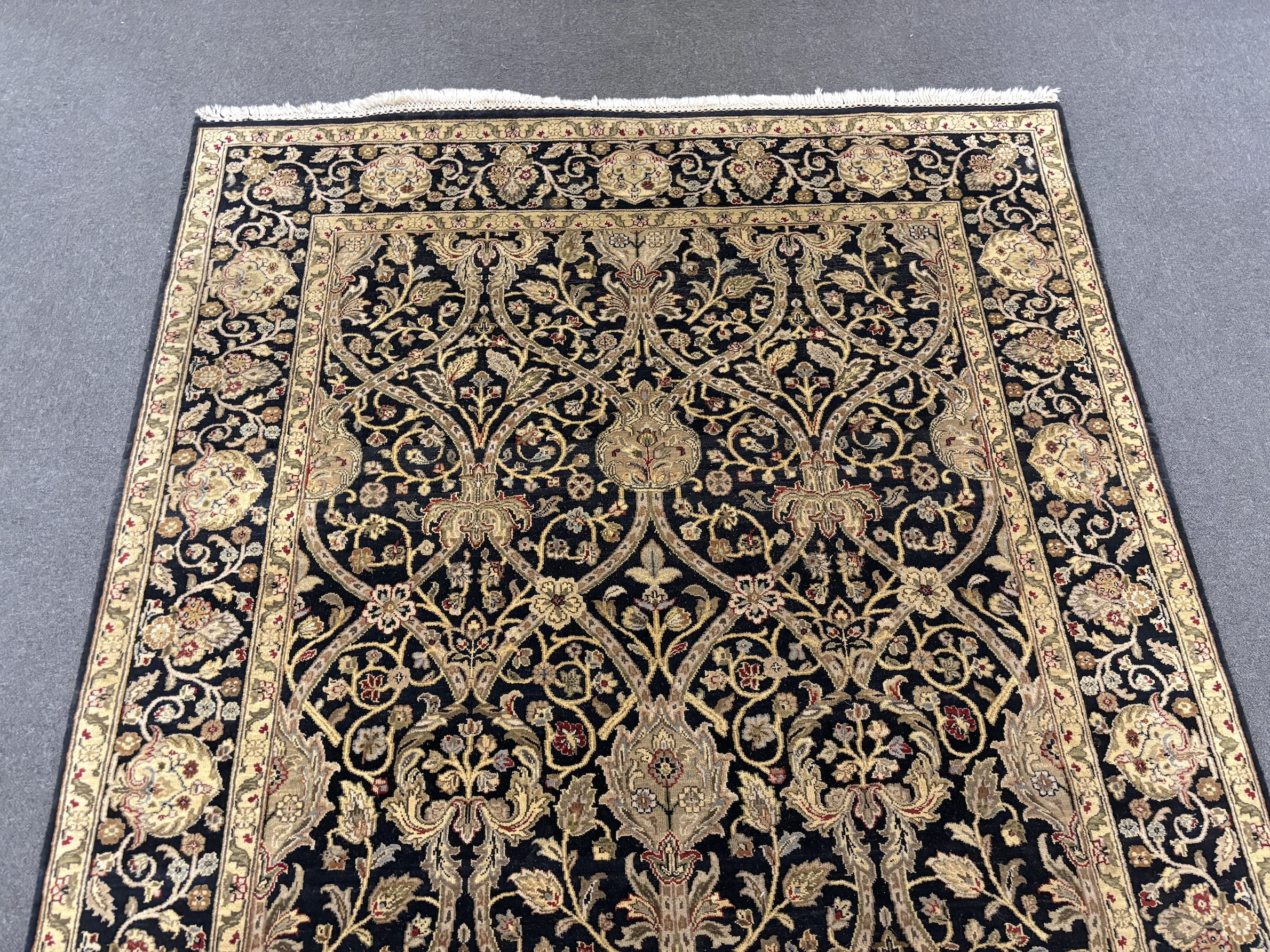 A Lahore carpet, 274 x 181cm